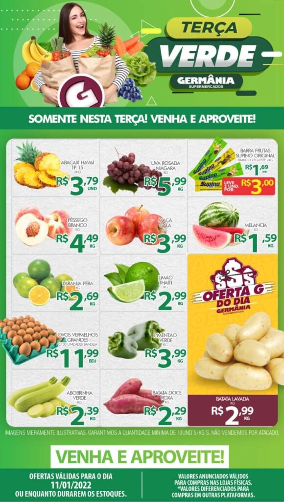 Supermercados Super Golff - Terça e Quarta Verde = Economia certa