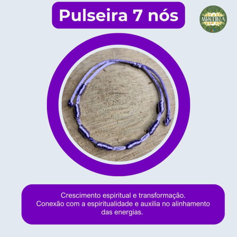 Confira o significado da Pulseira 7 nós, e de suas cores, na Mistika em ...